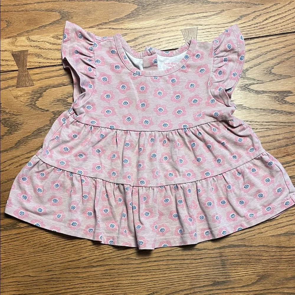 Isaac Mizrahi size 3T Kids Pink Floral Blouse